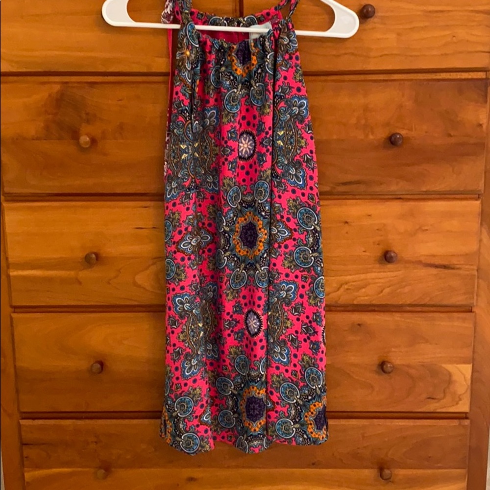 Tie halter dress